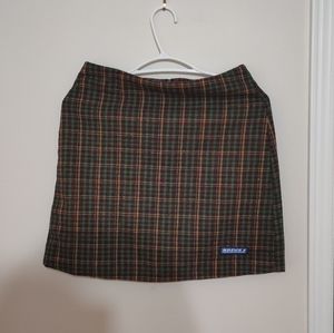 wool grid skirt have matching top